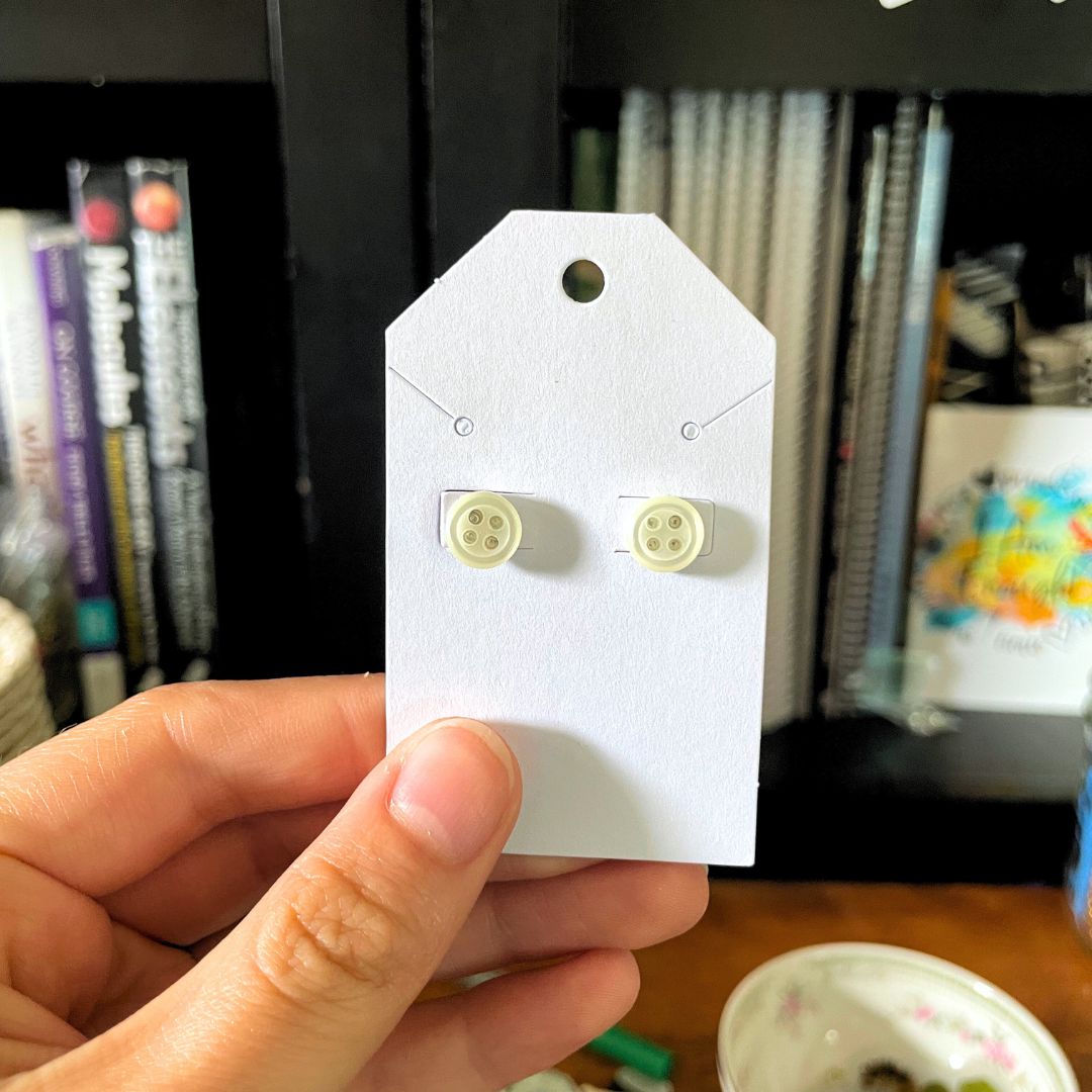 Cute-as-a-Button Earrings