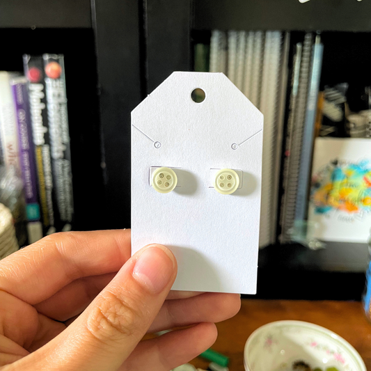 Cute-as-a-Button Earrings